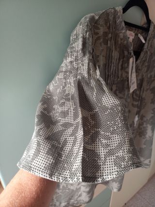 Blusa s.Oliver oversize puro cotone nuova con cart