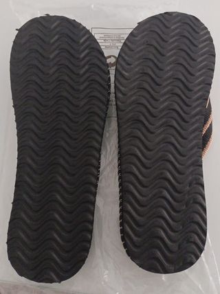 Sandalias Hombre Beige-Negro