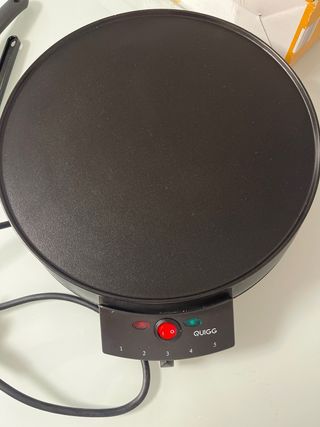 Crepera eléctrica Quigg - Máquina para hacer crepe