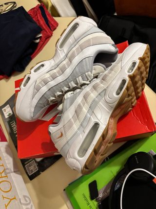 Nike Air Max 95 Blancas/Curry - Talla 42.5