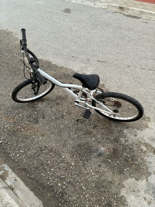 Bicicleta niño 16" blanca