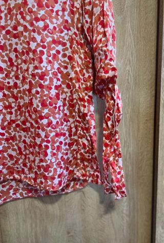 Camisola seda Carolina Herrera - naranja y roja