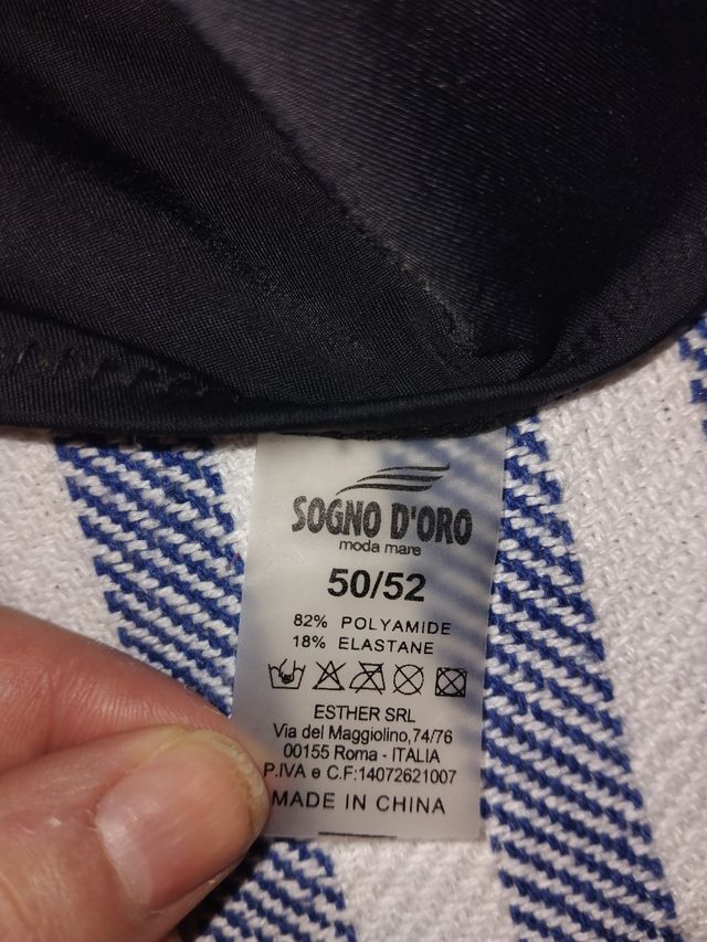 Top bikini nero tg. 50-52 XXXL
Nuovo mai indossato