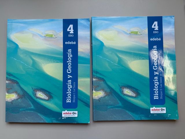Biología y Geología 4 de la eso(2 libros 20€)