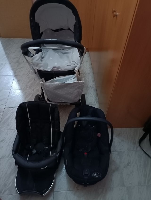 Cochecito bebé 3 piezas - casi nuevo