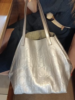 Bolso Carolina Herrera Matryoshka plata