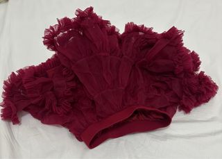 Falda tutu niña rojo oscuro( granate)talla 5 años 