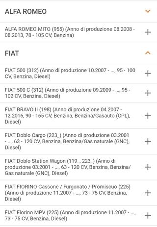 Pastiglie Brembo P 23 085 - Alfa Romeo Fiat