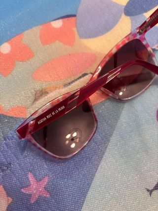 Gafas sol infantiles rosa-rojo
