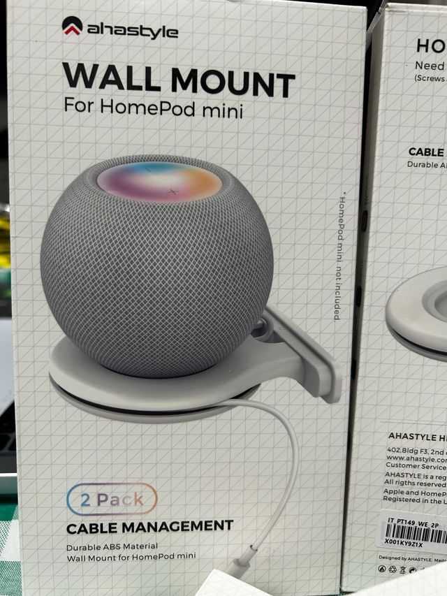 Supporto da parete ahastyle x HomePod mini (2 pezz