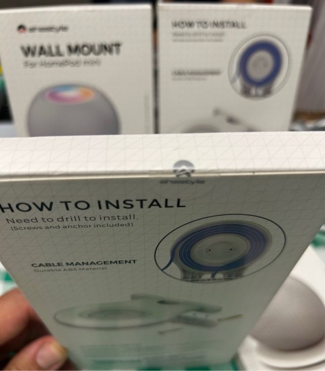 Supporto da parete ahastyle x HomePod mini (2 pezz