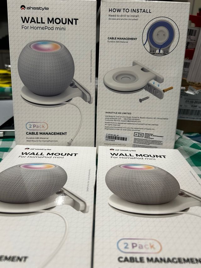 Supporto da parete ahastyle x HomePod mini (2 pezz
