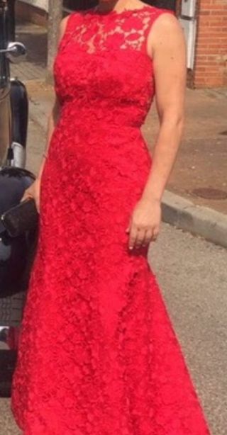 Vestido rojo Silvia Navarro