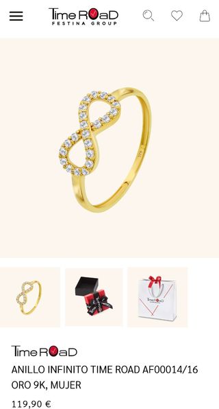 Anillo Infinito TimeRoad