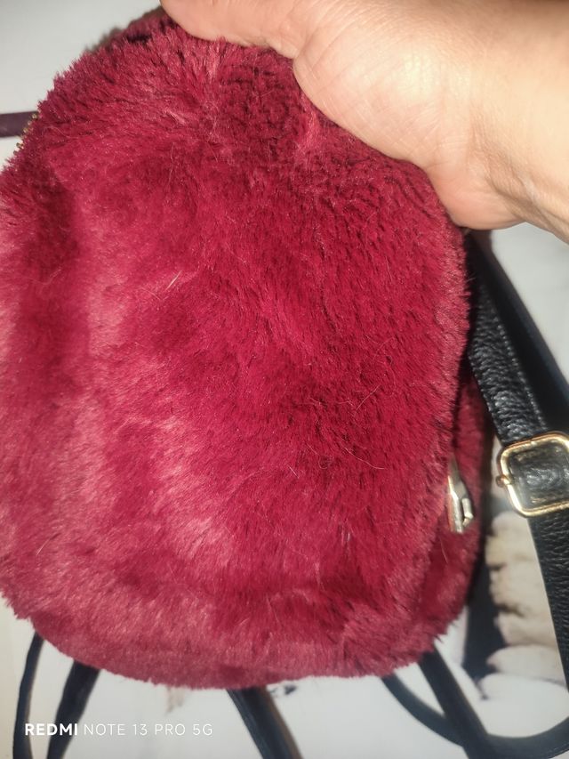 Mini mochila borrego granate