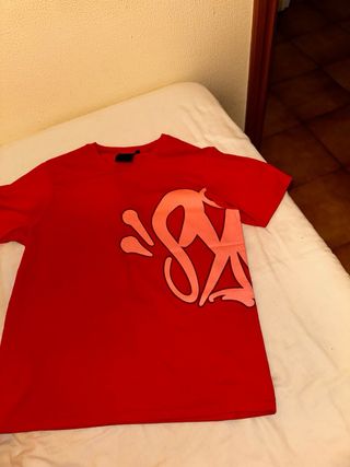 Conjunto chándal rojo y rosa