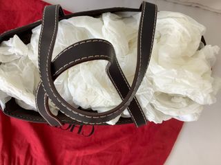 Bolso Carolina Herrera Beige y Marrón