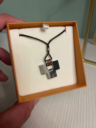 Colgante Brosway - Acero marrón y plata