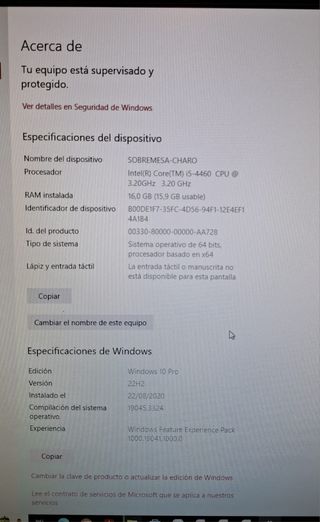 Torre PC sobremesa - Intel Core i5