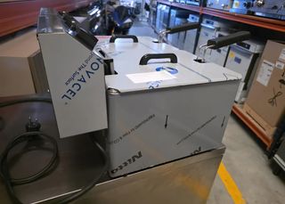 Freidora doble eléctrica industrial