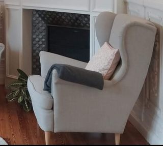 Poltrona Ikea STRANDMON grigio chiaro