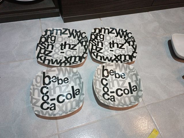 Platos decorativos Coca-Cola