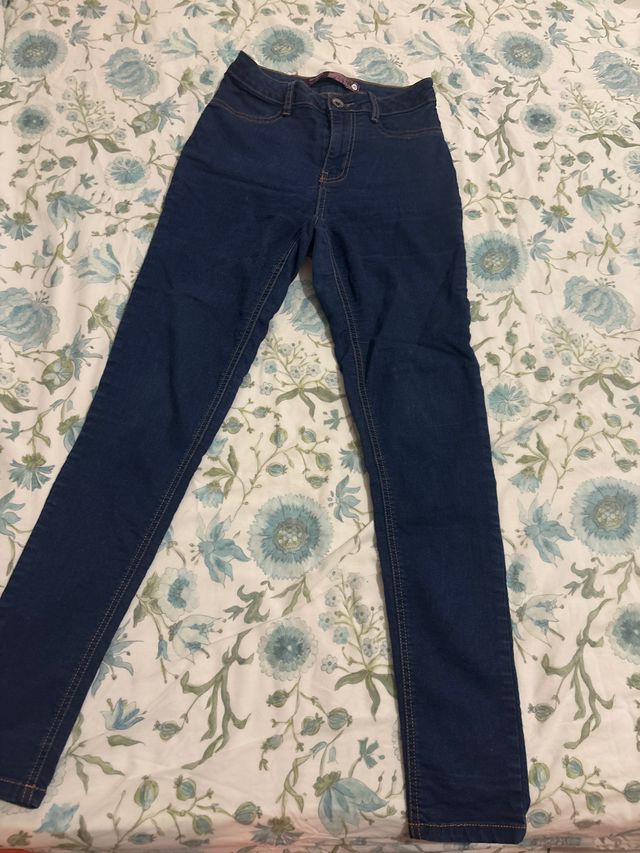Jeans conbipel elasticizzati blu