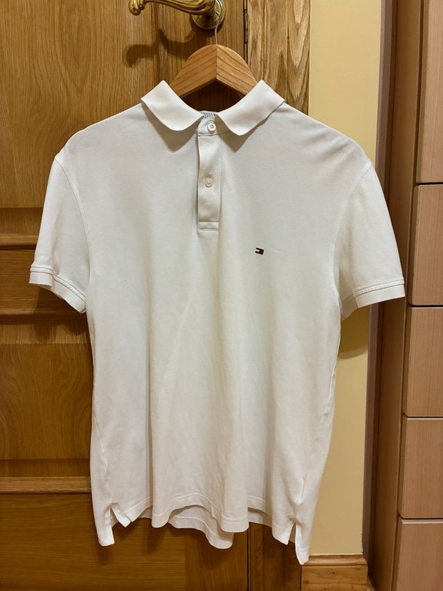 Polo Tommy Hilfiger blanco