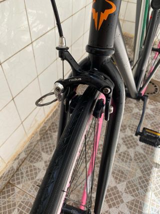Bicicleta Fixie Kamikaze negra. talla L