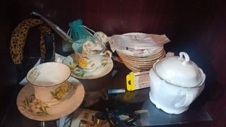 Juego de Tazas Antiguas Porcelana