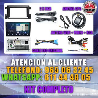 PANTALLA GPS SUZUKI GRAND VITARA 2005-2017 CARPLAY
