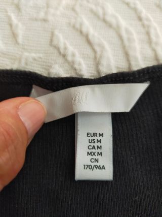 Jersey negro H&M - Talla M