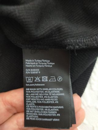 Jersey negro H&M - Talla M