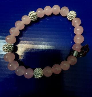 PULSERAS DORADAS Y CRISTAL