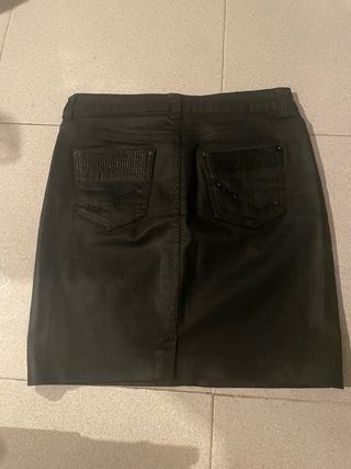 Mini falda negra - Talla única