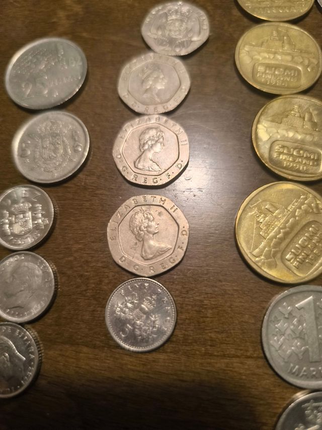 Monete vari paesi europei dal 1953 al 1994