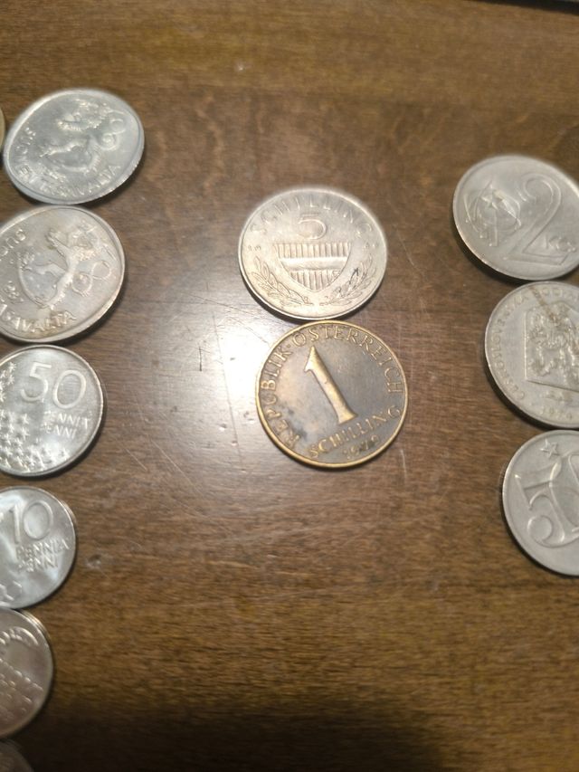 Monete vari paesi europei dal 1953 al 1994