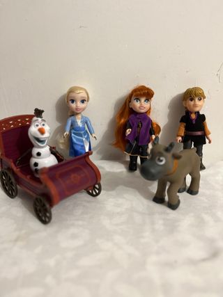 Muñecos Frozen: Anna, Elsa, Kristoff & Olaf