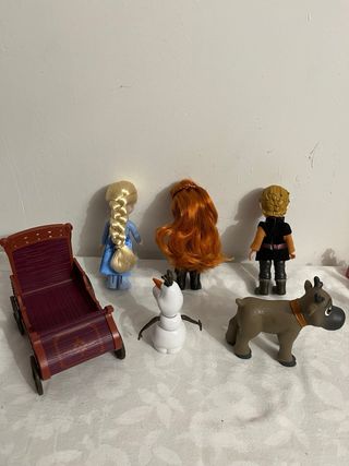 Muñecos Frozen: Anna, Elsa, Kristoff & Olaf
