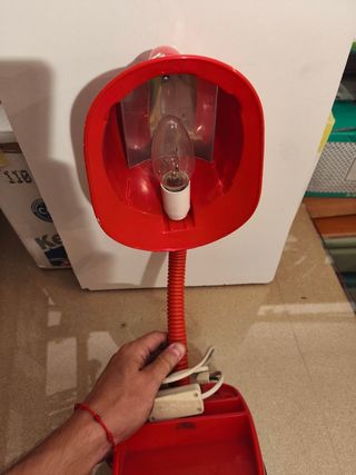 Lampara Casco Bombero Vintage Niños