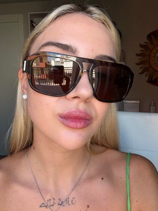 Occhiali da sole marrone
