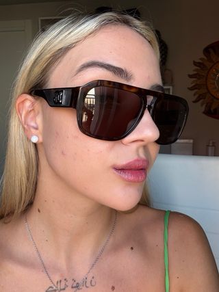Occhiali da sole marrone