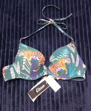Bikini Etam - Tigre - Verde