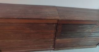 Barras madera eventos - 3 uds