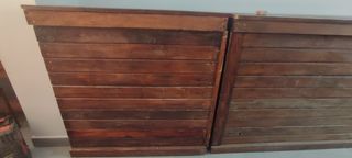 Barras madera eventos - 3 uds