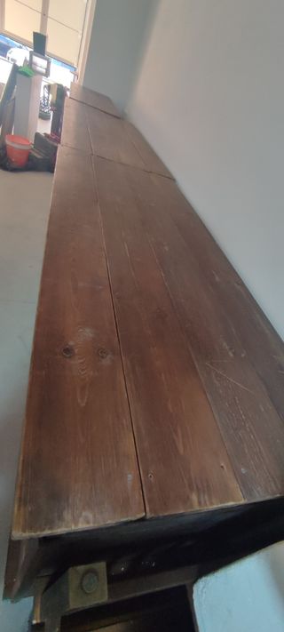 Barras madera eventos - 3 uds
