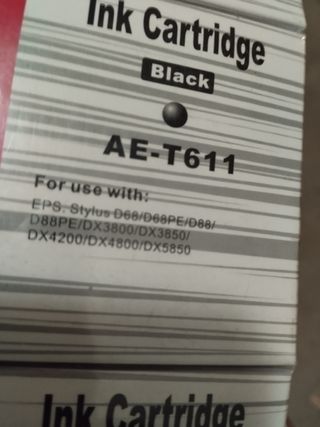 10 Cartuchos tinta AE-T611 Epson