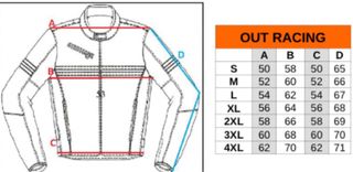 Chaqueta moto Out Racing