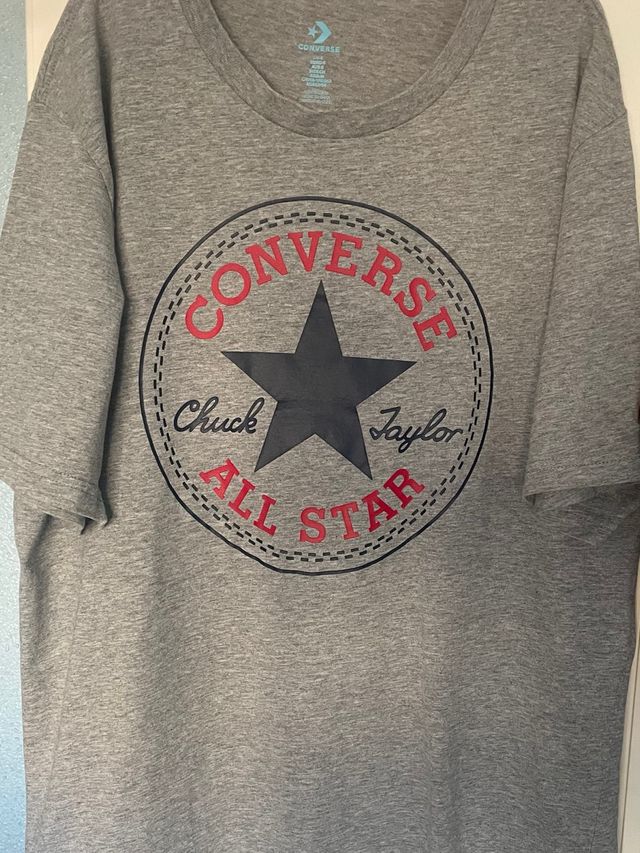 Camiseta Converse gris Talla S