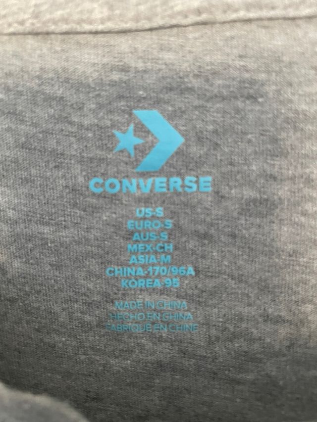 Camiseta Converse gris Talla S